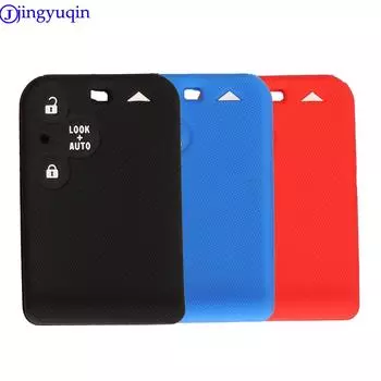 jingyuqin 3B Remote Car Key Силиконовый чехол для Renault Laguna Espace Smart key Holder Styling