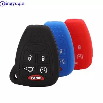 jingyuqin 5B чехол для дистанционного ключа от машины силиконовый для Chrysler 300 PT Dodge Caliber Jeep Patriot Liberty
