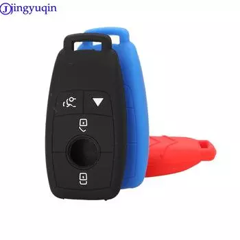 jingyuqin Carbon Smart Remote Key Shell Case Fob для Mercedes Benz AMG 2016 2017 E Class W213 E200L E260 E300L E320L