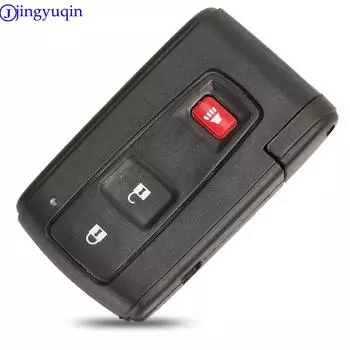 jingyuqin Keyless Smart Remote Car Key Shell Case Cover Fob 2+1 3 Buttons For Toyota Prius 2004-2009 Uncut Blade морская ракушка