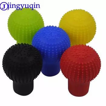 jingyuqin красочные популярные универсальные украшения для интерьера, силиконовые хомуты переключения передач, чехол для ручки переключения передач, чехол для автомобиля чёрный