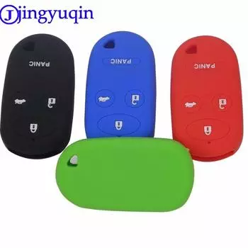 jingyuqin New 4 Buttons Silicone Car Key Cover For Honda Car Key Case For Car Free Shipping темно-синий