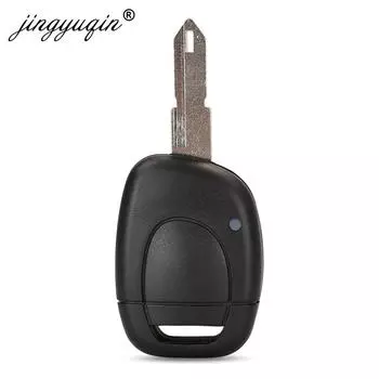 Jingyuqin Remote NE73 Blade Key Shell Чехол для Renault Twingo Clio Kangoo Master Symbol 1 Кнопка без чипа Брелок Чехол Корпус Замена корпуса A style