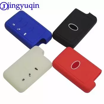 jingyuqin Silicone Remote Smart Car Key Case Cover For Subaru XV Forester Outback Legacy 3 Buttons чёрный