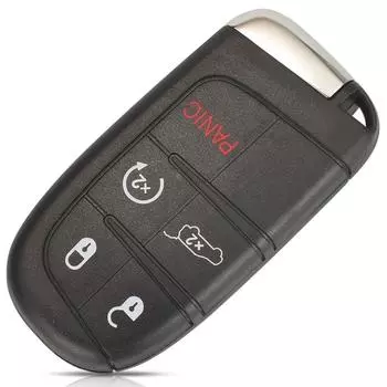 jingyuqin SIP22 Blade Smart Remote Car Key Shell Fob для Jeep Renegade Compass 3/4/5 кнопок авто внедорожник бесключевой доступ Fob Case