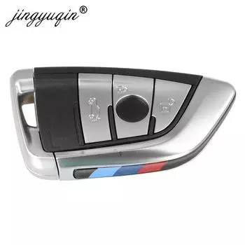 jingyuqin Smart 3/4 Button 315/433/868MHZ ID49 pcf7945 дистанционный ключ бесключевой доступ брелок для BMW F FEM CAS4 5 7 серии X5 X6 2014+ 315Mhz