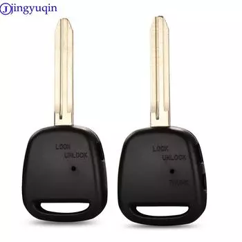jingyuqin сменный брелок дистанционного ключа чехол лезвие для Toyota Carina Estima Harrier Previa Corolla Celica без логотипа No stiker