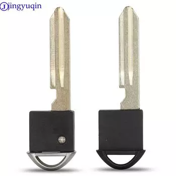 jingyuqin Uncut Blade Remote Smart Prox Emergency Insert Fob Uncut Blade Insert Car Key Styling Cover For Nissan Infiniti яичная скорлупа
