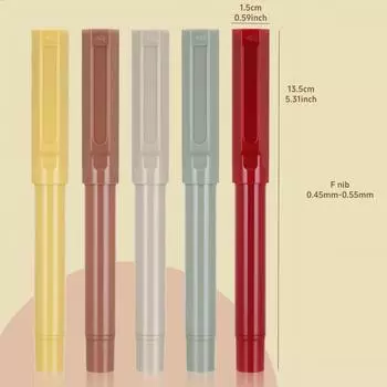 Jinhao 62 Art Design перьевая ручка DIY именные наклейки ретро цветной корпус F перо для офиса школы ежедневное письмо