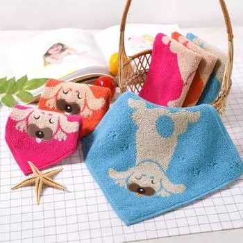 Jinhao A-Class Jacquard Hand Towel: Soft, Twist-Free, Absorbent Cotton Towel for Children. 26*25 / 48*25