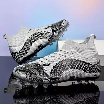 Jinjiang профессиональная популярная футбольная обувь для мужчин и женщин сломанные ногти студенты взрослые тренировки искусственная трава fg длинные ногти мальчики 35