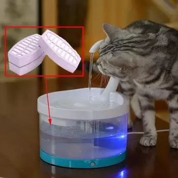 JINJINPET Диспенсер для воды Универсальный фильтр-картридж Кормушки для домашних животных Фильтры-диспенсеры Пищевой фильтр Хлопковые товары для животных