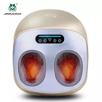 JinKaiRui Электрический вибратор Массажер для ног Здравоохранение Массаж Инфракрасный нагрев Терапия Шиацу Разминающий аппарат под давлением воздуха