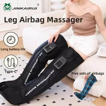 Jinkairui Leg Massager Home Electric Leg Massager Air Pressure Air Wave Massager for Beautiful Legs