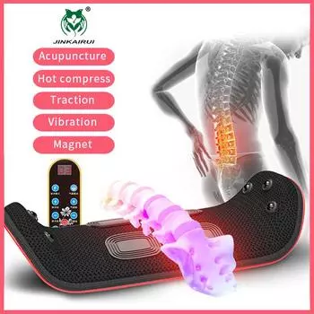 Jinkairui массажер для талии, облегчение боли в теле, вибрационный магнит, горячий компресс, акупунктура, поддержка поясничного отдела позвоночника, подарок