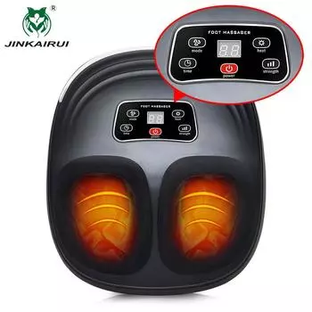 Jinkairui разминающий компрессионный воздушный аппарат для электрического массажа ног для здравоохранения, инфракрасный с нагревом и терапией, антистресс