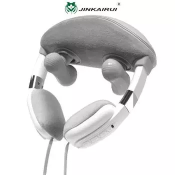 JINKAIRUI Умный массажер для шеи U-образный, разминающий шейно-трапециевидные мышцы, массаж шиацу, прогрев шеи, облегчение, беспроводной, портативный