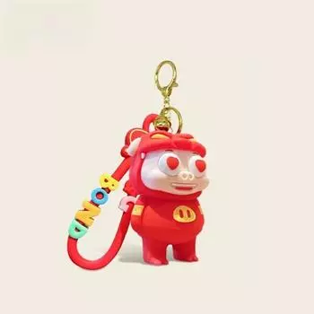 Jinnew Gg Bond Silicone Fun Keychain Pendant With Heart Eyes Extract For