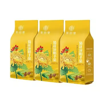 JINQI Хризантема Акико Цветок хризантемы Ketsumeishi Комбинированный травяной травяной Hojihabu Здоровье Здоровый натуральный чай без добавок в пакетиках x Чай,