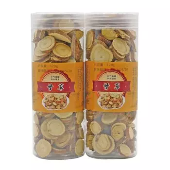 JINQI Солодка Специя Трава Солодка Солодка 4-летний Чай из корня солодки 200 г x (100г 2)