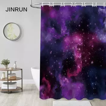 JINRUN утолщенная водонепроницаемая занавеска для ванной комнаты, устойчивая к плесени, занавеска для душа, занавеска для душевой перегородки, занавеска для душа, занавеска для ванной комнаты, бесплатная перфорация 90*180cm