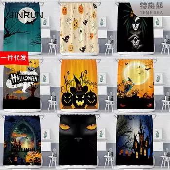 JINRUN утолщенная водонепроницаемая занавеска для ванной комнаты, устойчивая к плесени, занавеска для душа, занавеска для душевой перегородки, занавеска для душа, занавеска для ванной комнаты, бесплатная перфорация 90*180CM