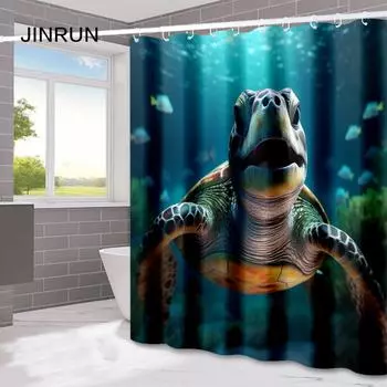 JINRUN утолщенная водонепроницаемая занавеска для ванной комнаты, устойчивая к плесени, занавеска для душа, занавеска для душевой перегородки, занавеска для душа, занавеска для ванной комнаты, бесплатная перфорация 90*180cm