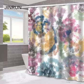 JINRUN утолщенная водонепроницаемая занавеска для ванной комнаты, устойчивая к плесени, занавеска для душа, занавеска для душевой перегородки, занавеска для душа, занавеска для ванной комнаты, бесплатная перфорация 90*180cm