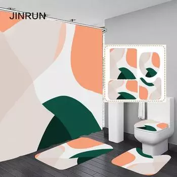 JINRUN утолщенная водонепроницаемая занавеска для ванной комнаты, устойчивая к плесени, занавеска для душа, занавеска для душевой перегородки, занавеска для душа, занавеска для ванной комнаты, бесплатная перфорация 90*180