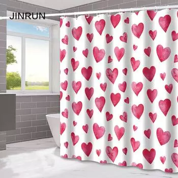 JINRUN утолщенная водонепроницаемая занавеска для ванной комнаты, устойчивая к плесени, занавеска для душа, занавеска для душевой перегородки, занавеска для душа, занавеска для ванной комнаты, бесплатная перфорация 90*180cm
