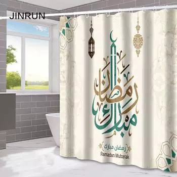 JINRUN утолщенная водонепроницаемая занавеска для ванной комнаты, устойчивая к плесени, занавеска для душа, занавеска для душевой перегородки, занавеска для душа, занавеска для ванной комнаты, бесплатная перфорация 90*180cm
