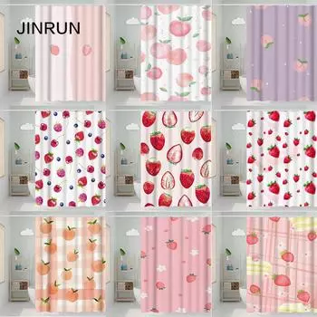 JINRUN утолщенная водонепроницаемая занавеска для ванной комнаты, устойчивая к плесени, занавеска для душа, занавеска для душевой перегородки, занавеска для душа, занавеска для ванной комнаты, бесплатная перфорация 150cmx180cm90g