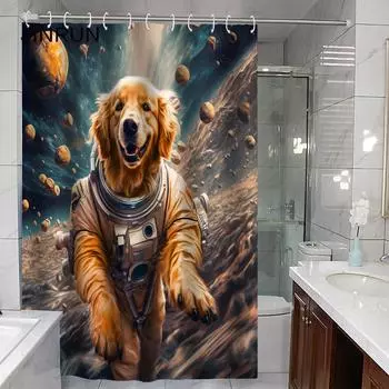 JINRUN утолщенная водонепроницаемая занавеска для ванной комнаты, устойчивая к плесени, занавеска для душа, занавеска для душевой перегородки, занавеска для душа, занавеска для ванной комнаты, бесплатная перфорация 90*180cm