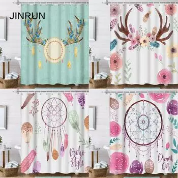 JINRUN утолщенная водонепроницаемая занавеска для ванной комнаты, устойчивая к плесени, занавеска для душа, занавеска для душевой перегородки, занавеска для душа, занавеска для ванной комнаты, бесплатная перфорация 180cmx120cm