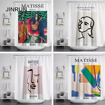 JINRUN утолщенная водонепроницаемая занавеска для ванной комнаты, устойчивая к плесени, занавеска для душа, занавеска для душевой перегородки, занавеска для душа, занавеска для ванной комнаты, бесплатная перфорация 180cmx120cm