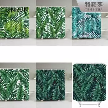 JINRUN утолщенная водонепроницаемая занавеска для ванной комнаты, устойчивая к плесени, занавеска для душа, занавеска для душевой перегородки, занавеска для душа, занавеска для ванной комнаты, бесплатная перфорация 90*180CM