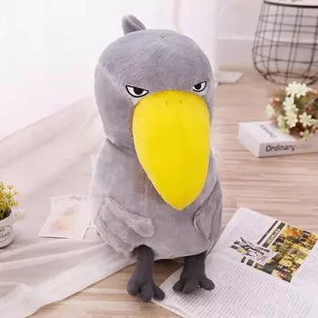 JINUO Shoebill Surprise Plush Hugging Подушка Милая Подушка Череп и Лиса Украшение Комнаты Кукла Подарок Сюрприз Подушка Подушка Лечение Милый Подарок Спальня