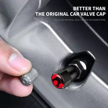 JINXU 4 шт. универсальные автомобильные колпачки клапанов аксессуары автомобильные колеса клапан шины стержень воздушная крышка наклейка в форме кошки автомобильный стиль чёрный