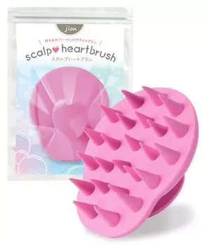 jion Массажная щетка для волос и кожи головы, щетка для волос и кожи головы, силиконовая щетка, подарок, массаж головы, спа-массаж головы и шеи [проверено на наличие формальдегида] (розовый) розовый