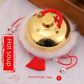 Jitao Yu Pozi Чистая медная грелка и массажер для ног в стиле ретро, грелка для рук 1.1 thick 11 smooth