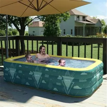 JIUJIU детский надувной бассейн из ПВХ, домашний складной бассейн, надувная детская игровая ванна для купания, игрушка