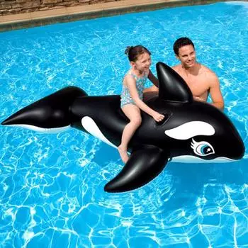 JIUJIU надувные поплавки для плавания с 2 ручками надувная кровать, матрас, сиденье для серфинга, летний поплавок для бассейна 152x114cm