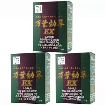 Jiyo Style Здоровый овощной ферментированный сок Manyo Herbs EX 90 г x 30 набор из 3 коробок (3g пакеты)