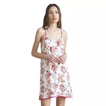 JJBEH0110 женская ночная рубашка на бретелях L белый