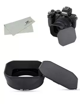 JJC Metal Square Lens Hood Hood Cap for Nikon Nikkor Z 40mm Nikkor Z 40mm Nikkor Z 26mm Lens Filter Installable Made of Aluminum Alloy + f/2 (SE) /