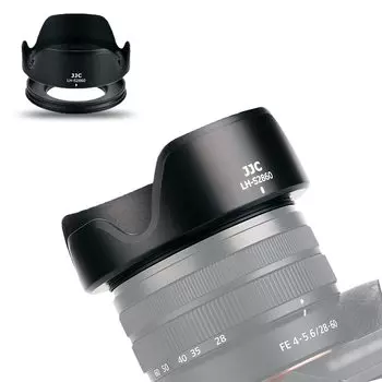 JJC Reversible Lens Hood Attachment Link Compatible with Sony and Sony FE Lens Alpha A7C and Sony E PZ OSS Lens Compatible with A6000 A6100 A6300