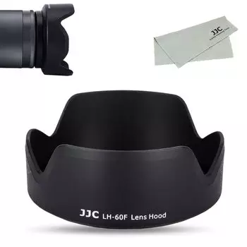 JJC Reversible Lens Hood Compatible with Canon R7 R10 IS STM Canon IS STM Lens Canon Lens Hood compatible EW-60F / + RF-S 18-150mm F3.5-6.3 & EF-M