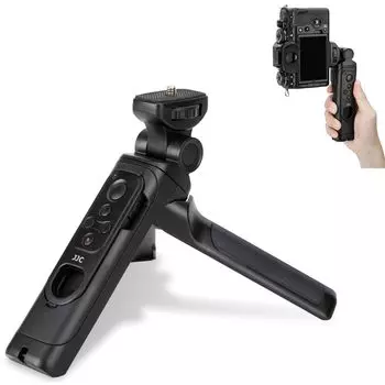 JJC Tripod Grip Беспроводной держатель для съемки Fujifilm, беспроводной пульт дистанционного управления, легкая палка для селфи, мини-штатив для видеосъемки, штатив VLOG FUJIFILM X100VI