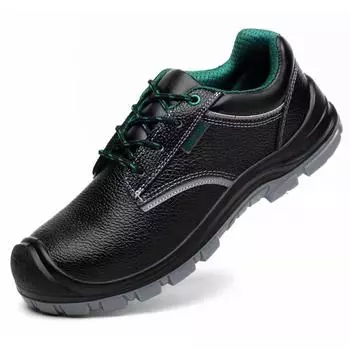 JK6577 2025 Wholesale Safety Shoes for Men Puncture-proof Anti-smashing Steel Toe Work Boots Black Construction Sports Shoes 40 чёрный