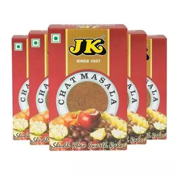JK Chat Masala – настоящая индийская смесь специй для общения и закусок (100 г Упаковка из 5 шт.)